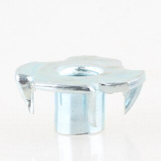Hfele Einschlagmutter M6 Metall verzinkt,  19 mm, Lnge 8 mm