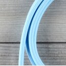 Textilkabel Anschlussleitung Zuleitung 1-5m himmelblau mit Euro-Flachstecker