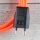 Textilkabel Anschlussleitung Zuleitung 1-5m neon-orange mit Euro-Flachstecker
