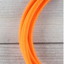 Textilkabel Anschlussleitung Zuleitung 1-5m orange mit Euro-Flachstecker