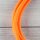 Textilkabel Anschlussleitung Zuleitung 1-5m orange mit Euro-Flachstecker
