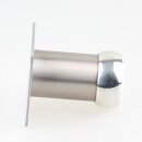 Häfele Möbelfuß 80 mm rund mit Platte & Höheneinstellung, Aluminium