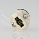 G9 Hochvolt-Halogen-Lampenfassung mit 15 cm PTFE-Leitung, Ø 26,5 mm