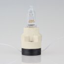 G9 Hochvolt-Halogen-Lampenfassung mit 15 cm PTFE-Leitung, Ø 26,5 mm