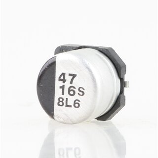 47 F 16 V SMD Elektrolytkondensator ELKO 6,5  5,4 mm