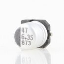 47 F 6,3 V SMD Elektrolytkondensator ELKO 105 5,0  5,8 mm