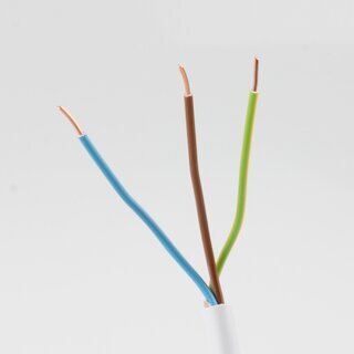 3x1,5mm NYM-J PVC-Mantelleitung Stromkabel Elektrokabel grau
