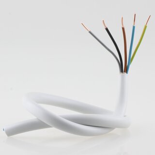 5x1,5mm² NYM-J PVC-Mantelleitung Stromkabel Elektrokabel...
