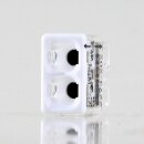 Wago 2273-202 Compact Verbindungsklemme 2-polig weiß/transparent für NYM-J Kabel