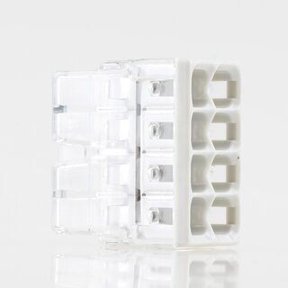 Wago 2273-208 Compact Verbindungsklemme 8-polig transparent/grau fr NYM-J Kabel