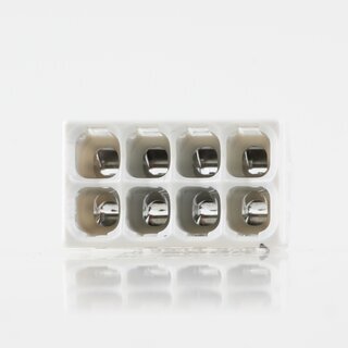 Wago 2273-208 Compact Verbindungsklemme 8-polig transparent/grau fr NYM-J Kabel