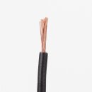 PVC Aderleitung Elektro-Kabel Stromkabel 1x1,5 mm² H07V-K schwarz (NYA-F) flexibel - Meterware