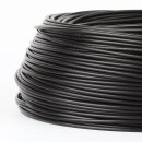 PVC Aderleitung Elektro-Kabel Stromkabel 1x0.75mm² H07V-K schwarz (NYA-F) flexibel - Meterware