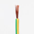 PVC Aderleitung Elektro-Kabel Stromkabel 1x0,75 mm² H05V-K grün-gelb (NYA-F) flexibel - Meterware
