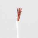 PVC Aderleitung Elektro-Kabel Stromkabel 1x0,75 mm² H05V-K weiß (NYA-F) flexibel - Meterware