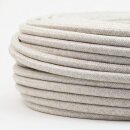 Textilkabel Stoffkabel kiesel 3-adrig 3x0,75...