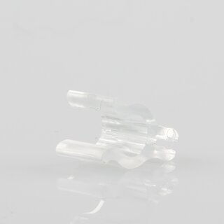 Kabelclip Kabelhalter Seilhalter-Clip fr Stahlseile Lampen-Kabel 6.0-7.5mm + Drahtseil 1.0-1.2mm Kunststoff transparent
