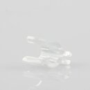Kabelclip Kabelhalter Seilhalter-Clip für Stahlseile Lampen-Kabel 6.0-7.5mm + Drahtseil 1.0-1.2mm Kunststoff transparent