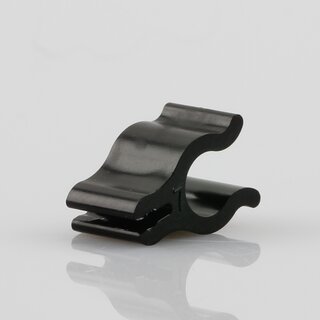 Kabelclip Kabelhalter Seilhalter-Clip fr Stahlseile Lampen-Kabel 6.0-7.5mm + Drahtseil 1.0-1.2mm Kunststoff schwarz