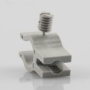 Kabelclip Kabelhalter Seilhalter-Clip für Stahlseile Lampen-Kabel 7.0-8.5mm + Drahtseil 1.0-2.0mm Kunststoff grau