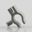 Kabelclip Kabelhalter Seilhalter-Clip für Stahlseile Lampen-Kabel 7.0-8.5mm + Drahtseil 1.0-2.0mm Kunststoff grau