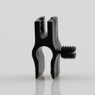 Kabelclip Kabelhalter Seilhalter-Clip fr Stahlseile Lampen-Kabel 5.0-6.5mm + Drahtseil 1.0-2.0mm Kunststoff schwarz