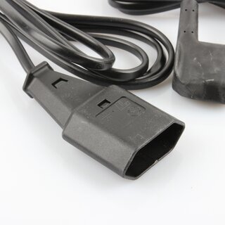 Hfele Mbelschalter Tritt-Schalter Fu-Schalter mit Euro-Flachstecker, Euro-Kupplung 230V und 4m Kabel