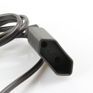 Hfele Mbelschalter Wipp-Schalter Fu-Schalter mit Euro-Flachstecker, Euro-Kupplung 230V und 4m Kabel